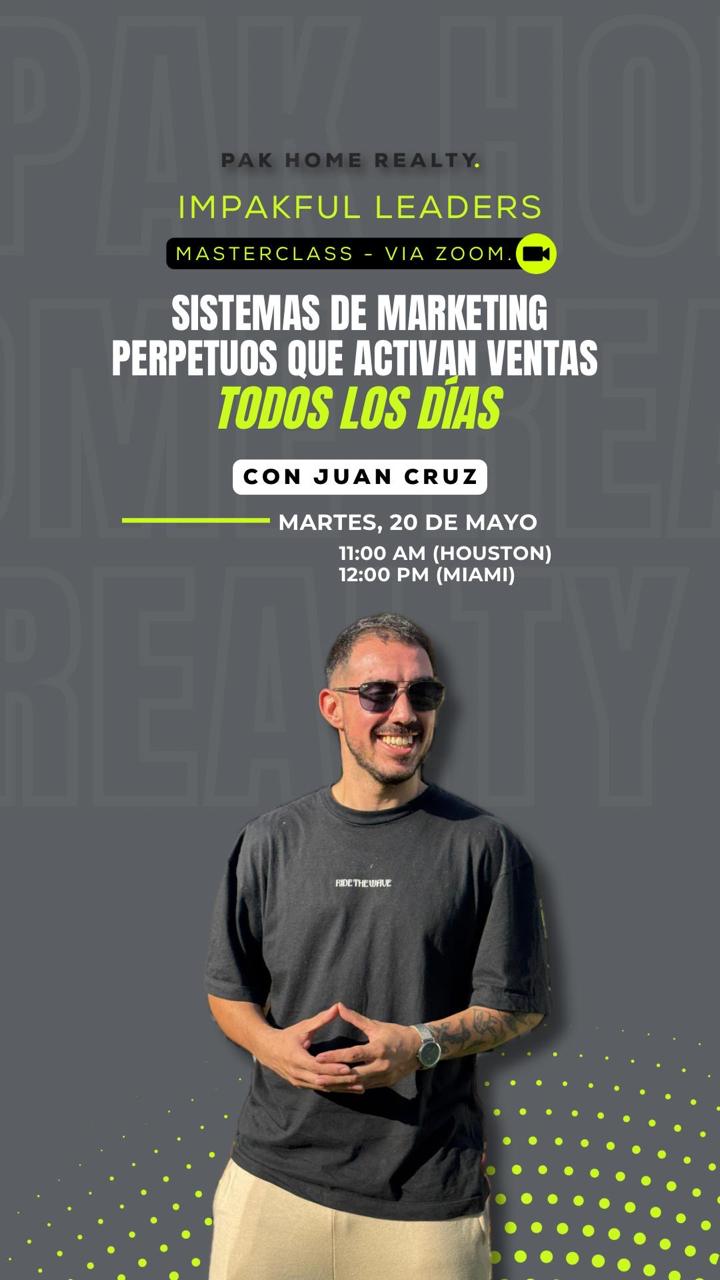 Conferencia de Juan Cruz para la comunidad PAK Realtors