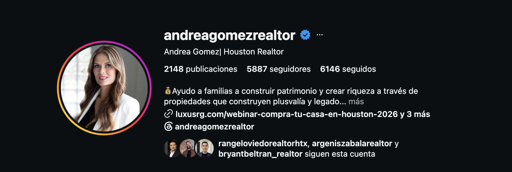 Perfil profesional de Andrea Gomez